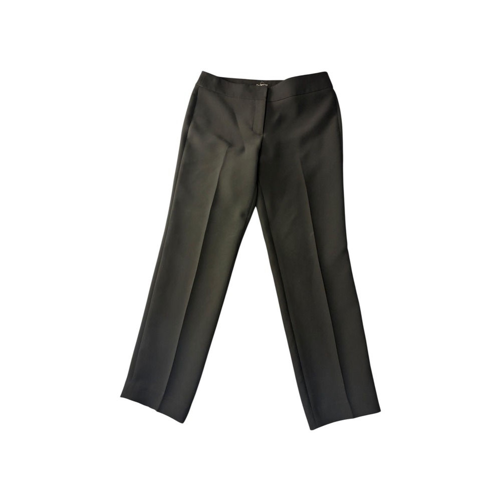 Talbots Petite Black Straight Leg Dress Pants Polyester Blend Size 6P - Picture 6 of 6